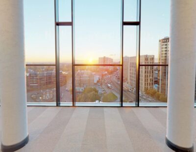 View through window