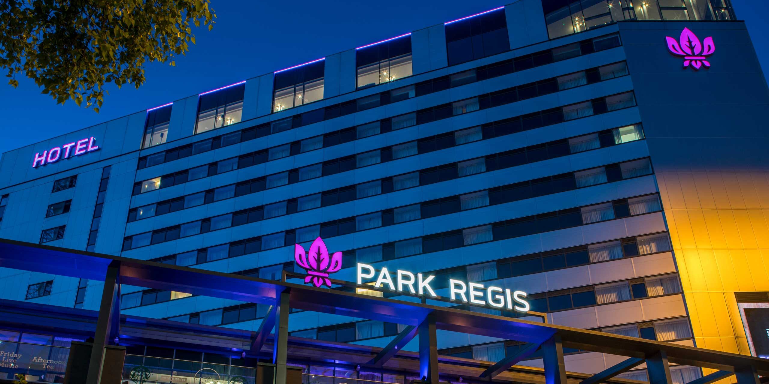 Park Regis Birmingham External Night