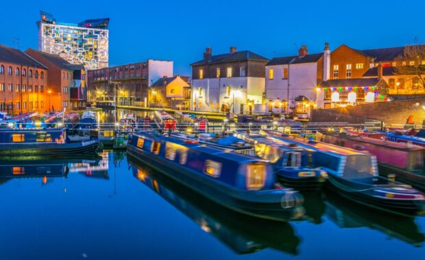 Birmingham Canals close to Park Regis Birmingham