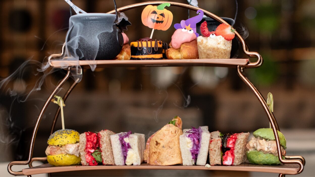 cauldrons and gorge on sweet and savoury trick-or-treats