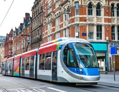 Tram Line in Birmingham City