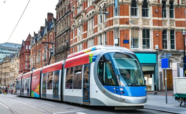 Tram Line in Birmingham City
