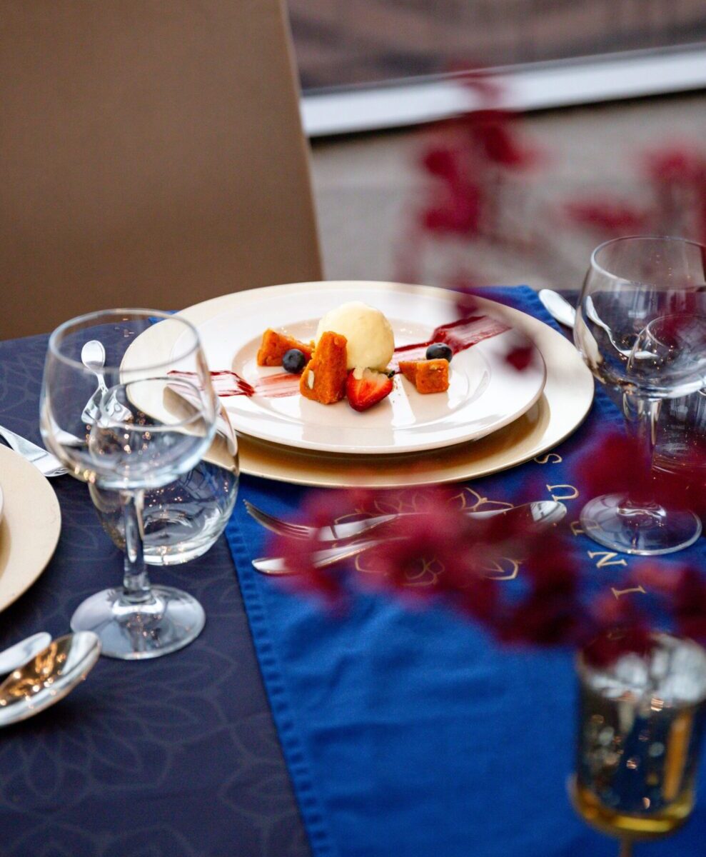 A traditional Indian dessert dish: Gulab Jamun