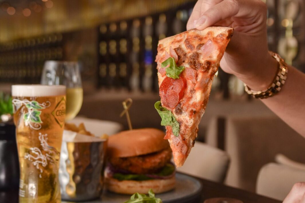 Pizza with Cocktails