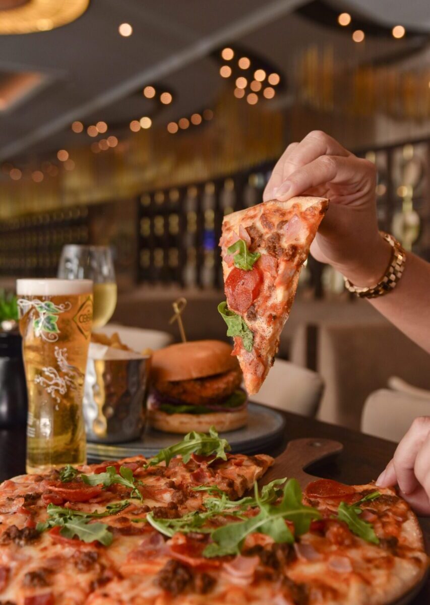 Pizza with Cocktails