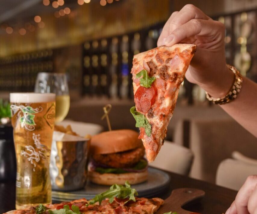 Pizza with Cocktails