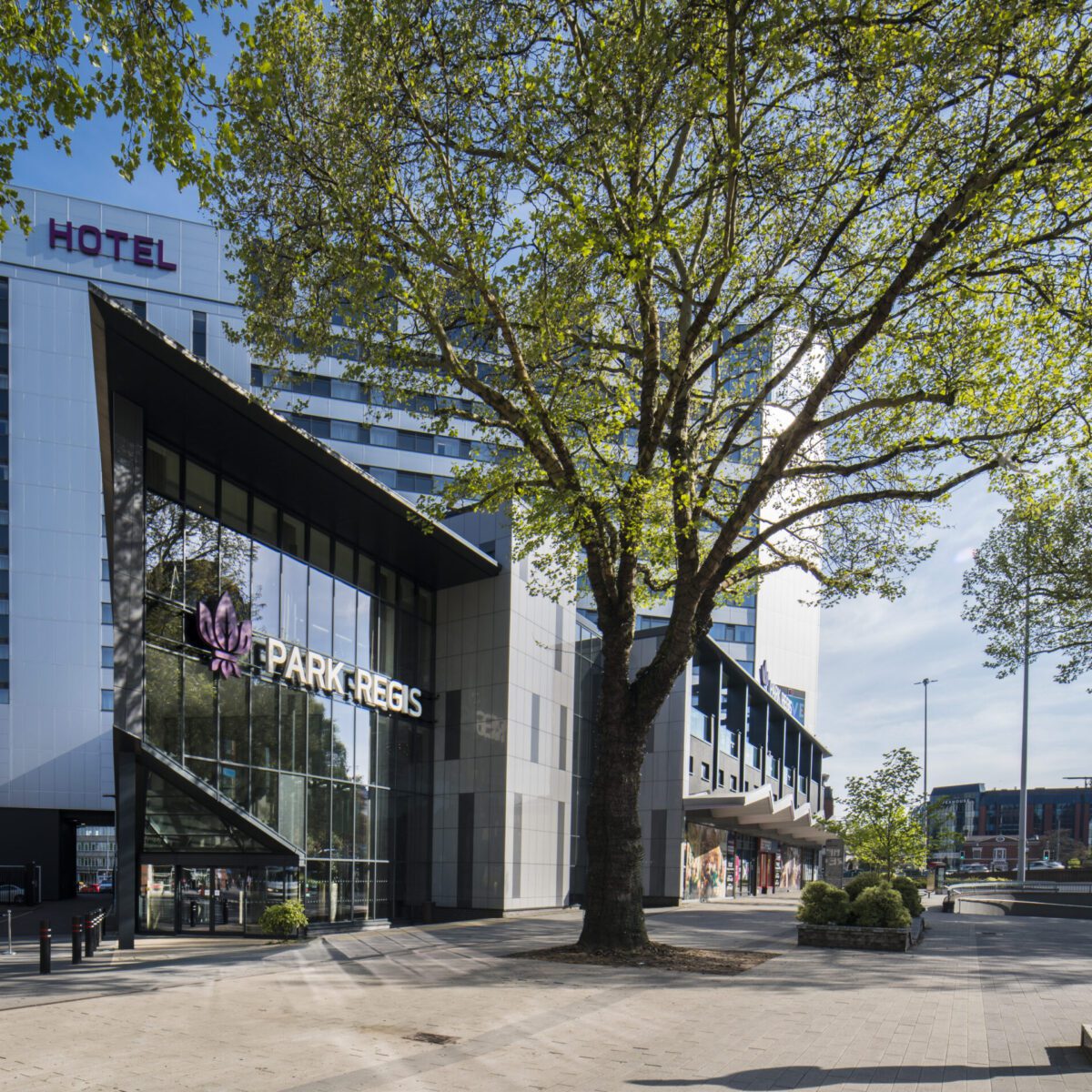Park Regis Birmingham hotel, located on Broad Street
