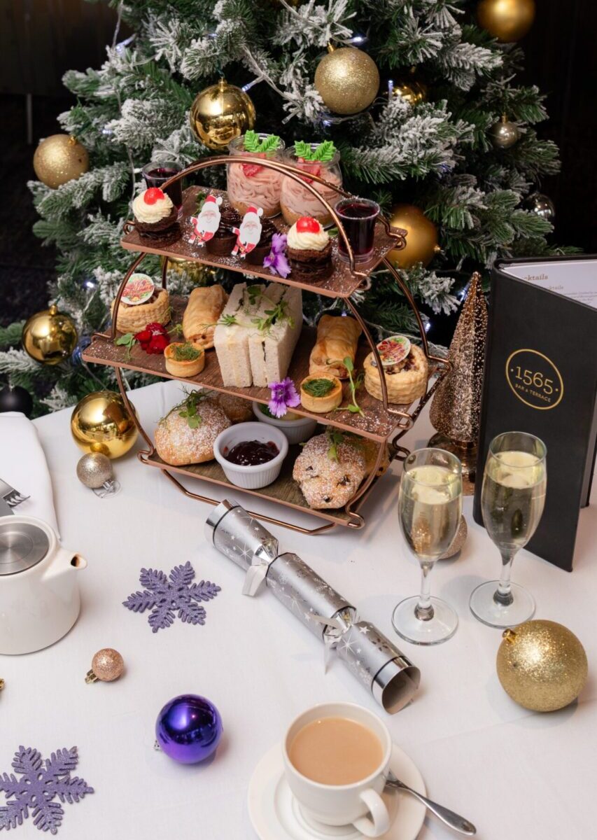 festive afternoon tea in Birmingham