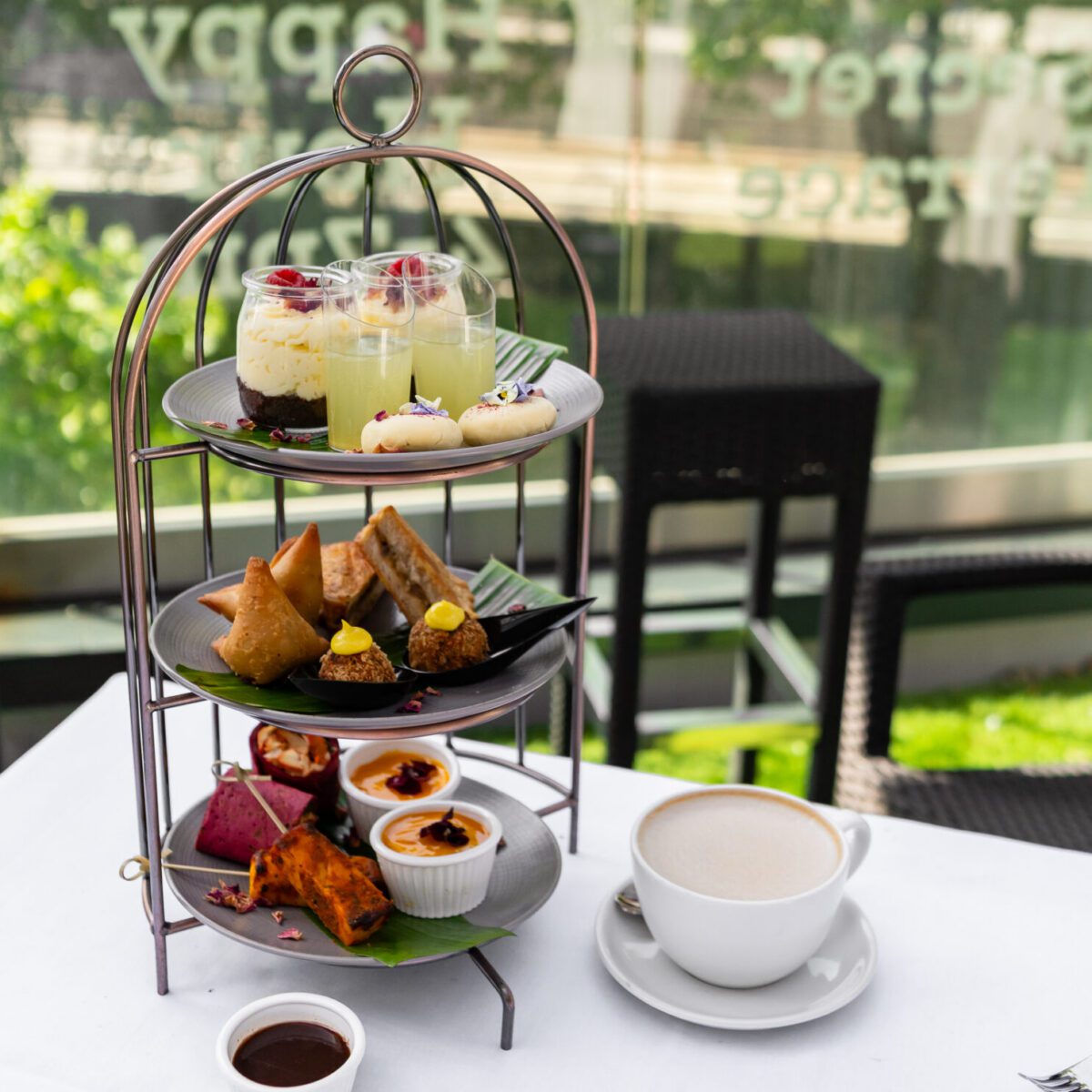 Indus Afternoon Tea. This is an Indian-inspired Afternoon Tea served at Park Regis Birmingham.