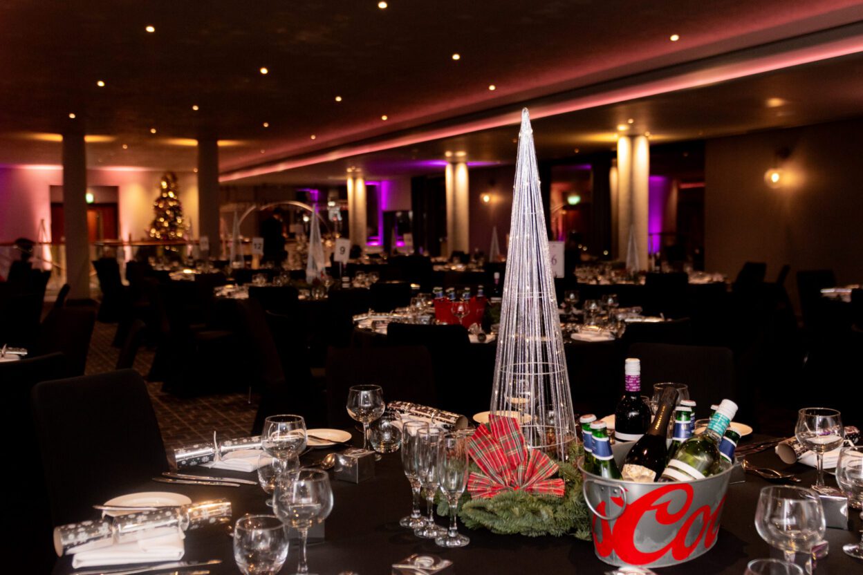 Park Regis Birmingham's Level 16 Sky Gallery dressed in Christmas decorations
