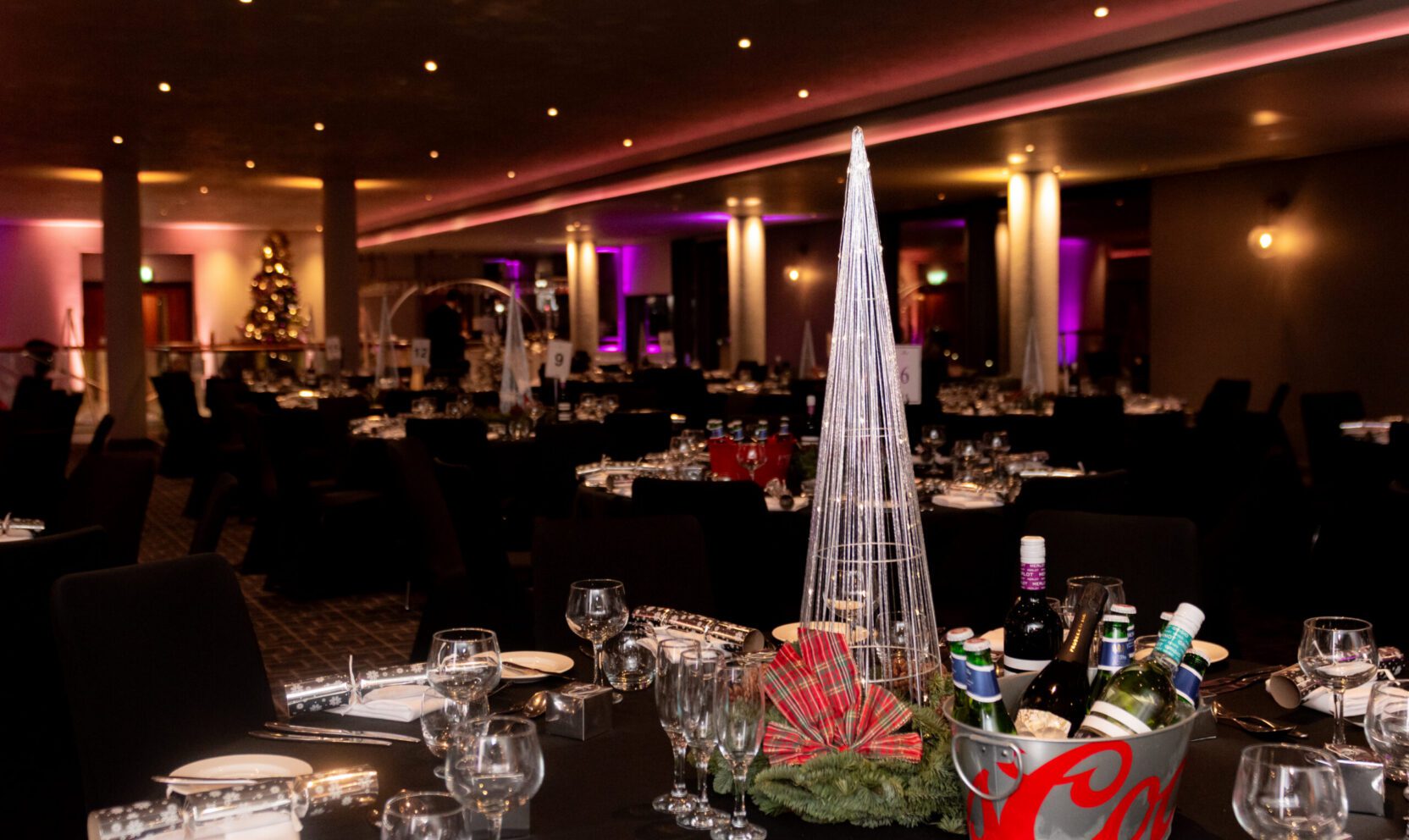 Park Regis Birmingham's Level 16 Sky Gallery dressed in Christmas decorations