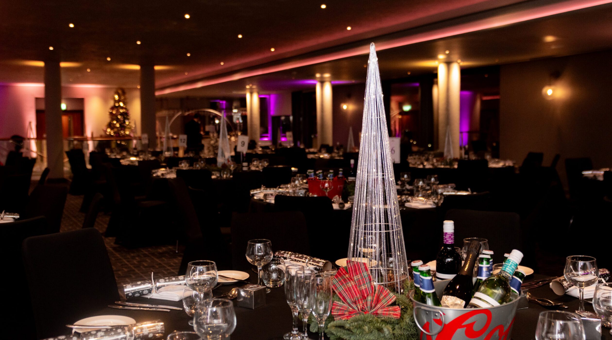 Park Regis Birmingham's Level 16 Sky Gallery dressed in Christmas decorations