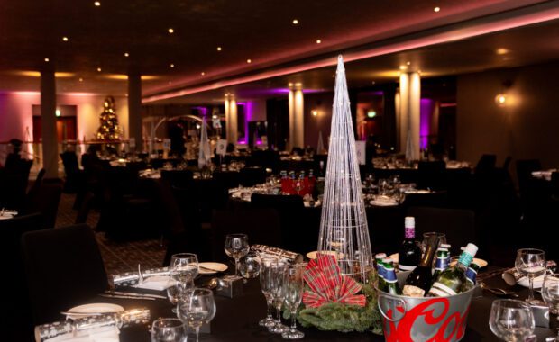 Park Regis Birmingham's Level 16 Sky Gallery dressed in Christmas decorations